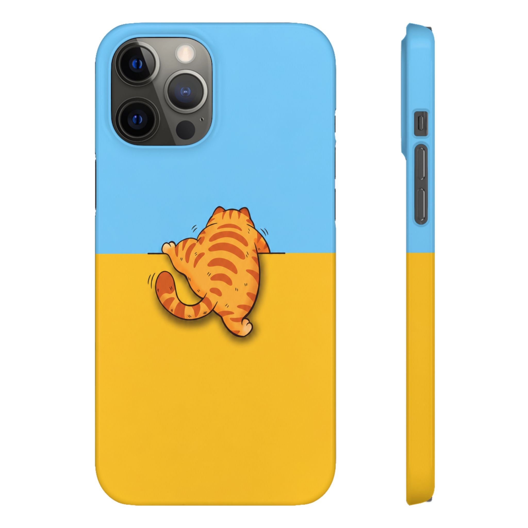 Peekaboo Orange Cat Phone Case