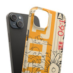 Retro Cassette Floral Phone Case