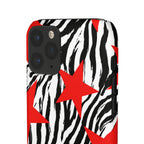 Retro Zebra Stars Phone Case