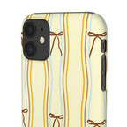 Bow Stripe Phone Case