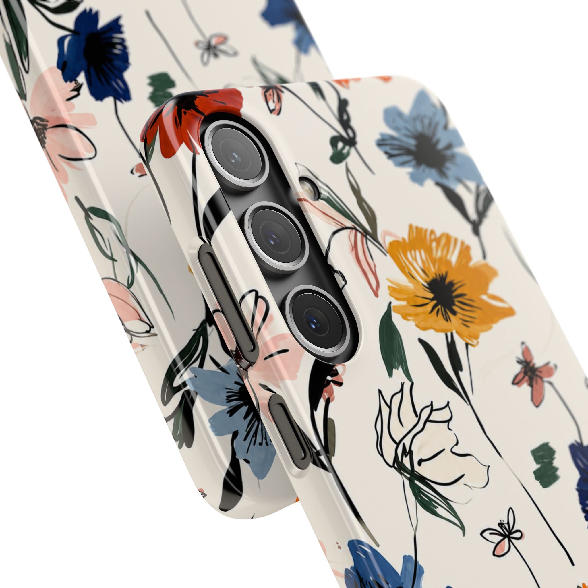 Wildflower Sketch Phone Case