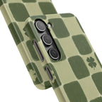 Vintage Lucky Clover Pattern Phone Case
