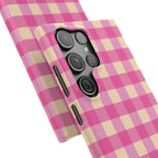 Pink Gingham Phone Case