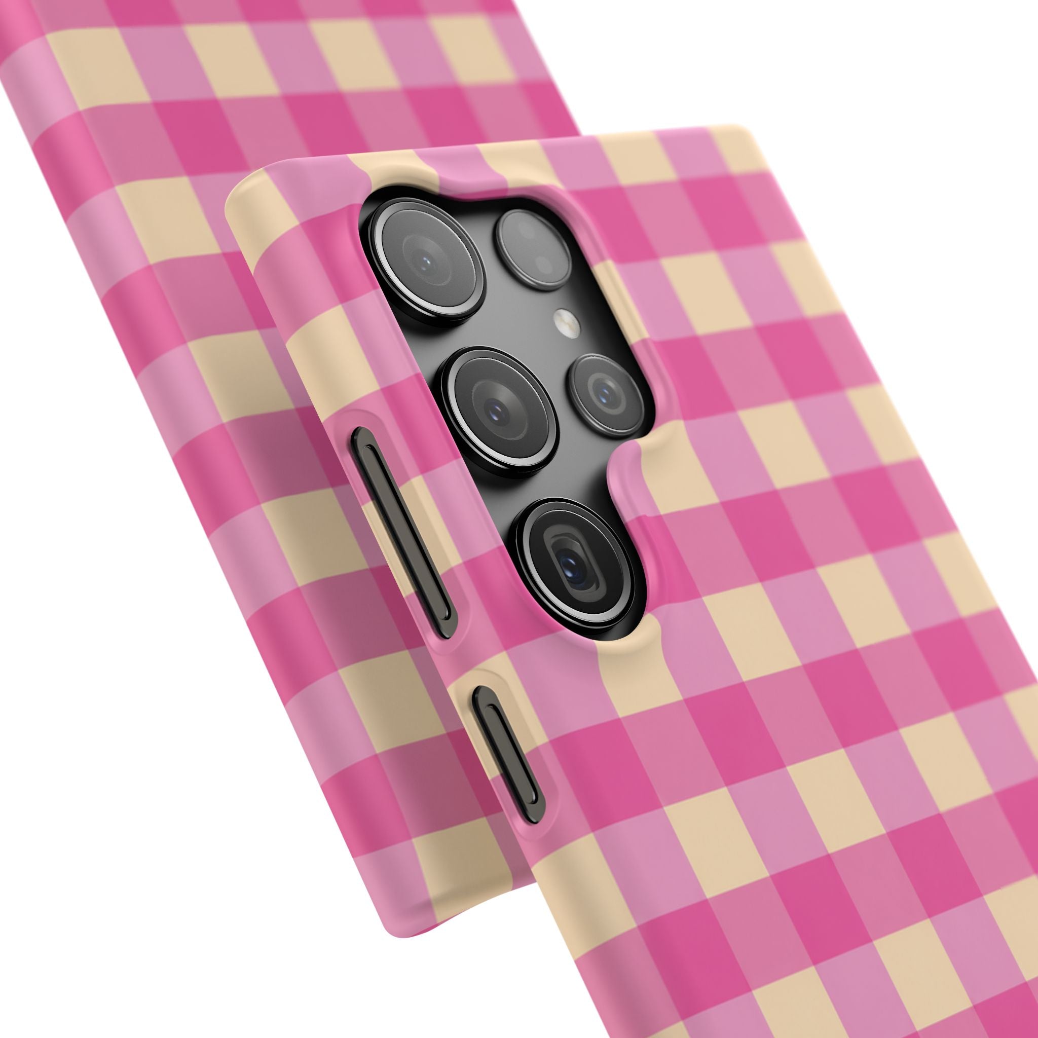 Pink Gingham Phone Case