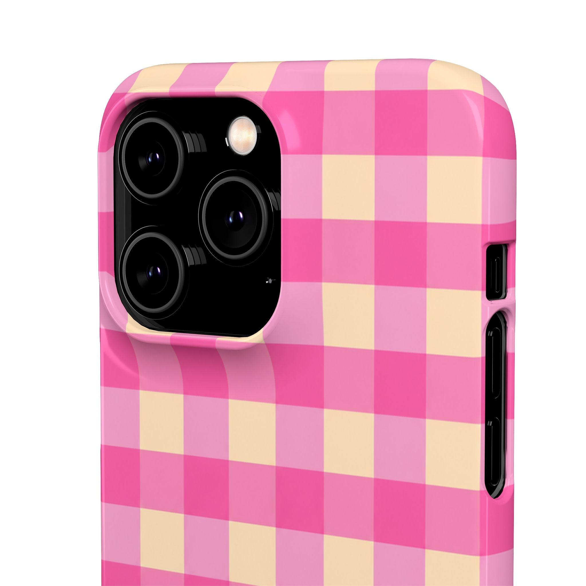 Pink Gingham Phone Case