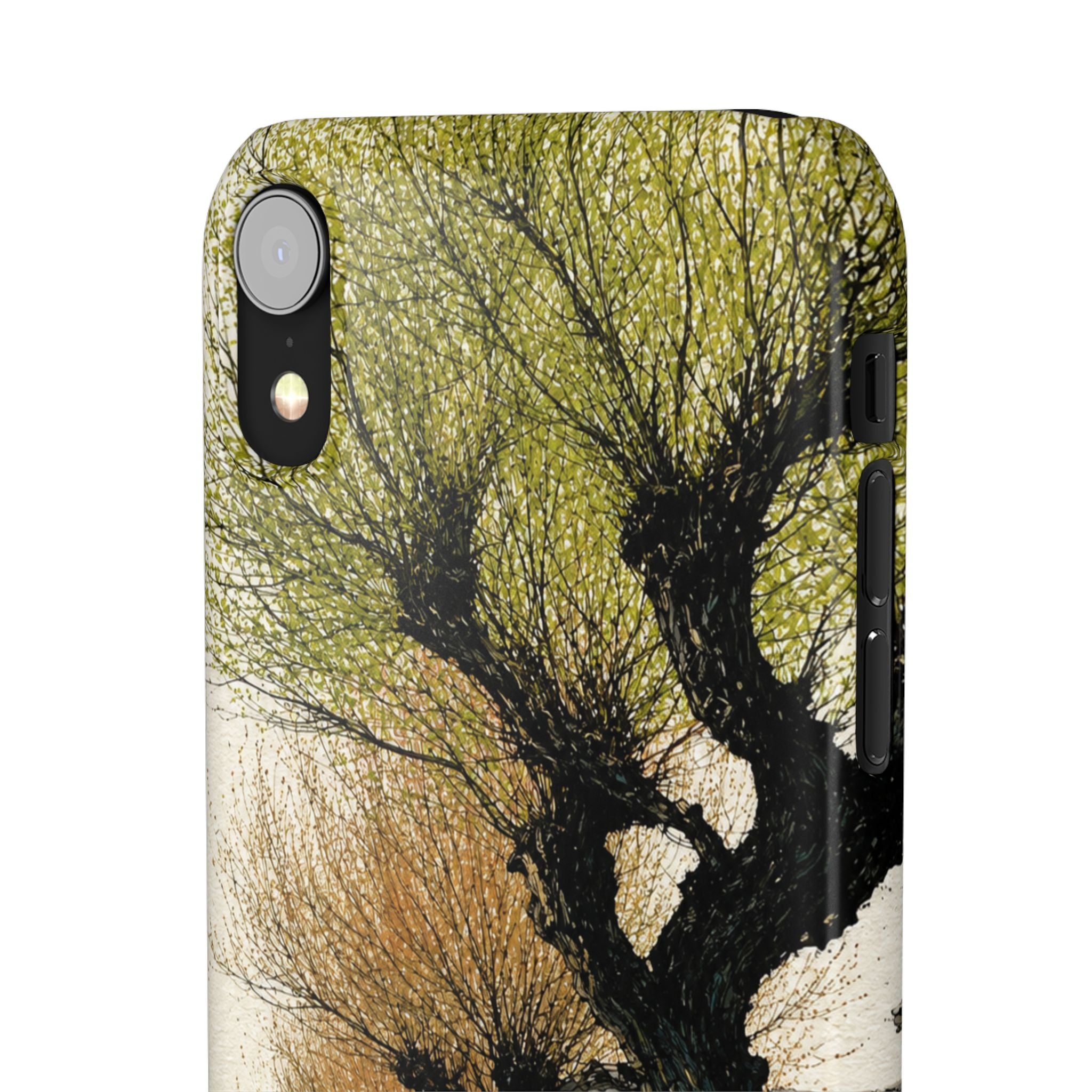 Serene Willow Landscape Phone Case