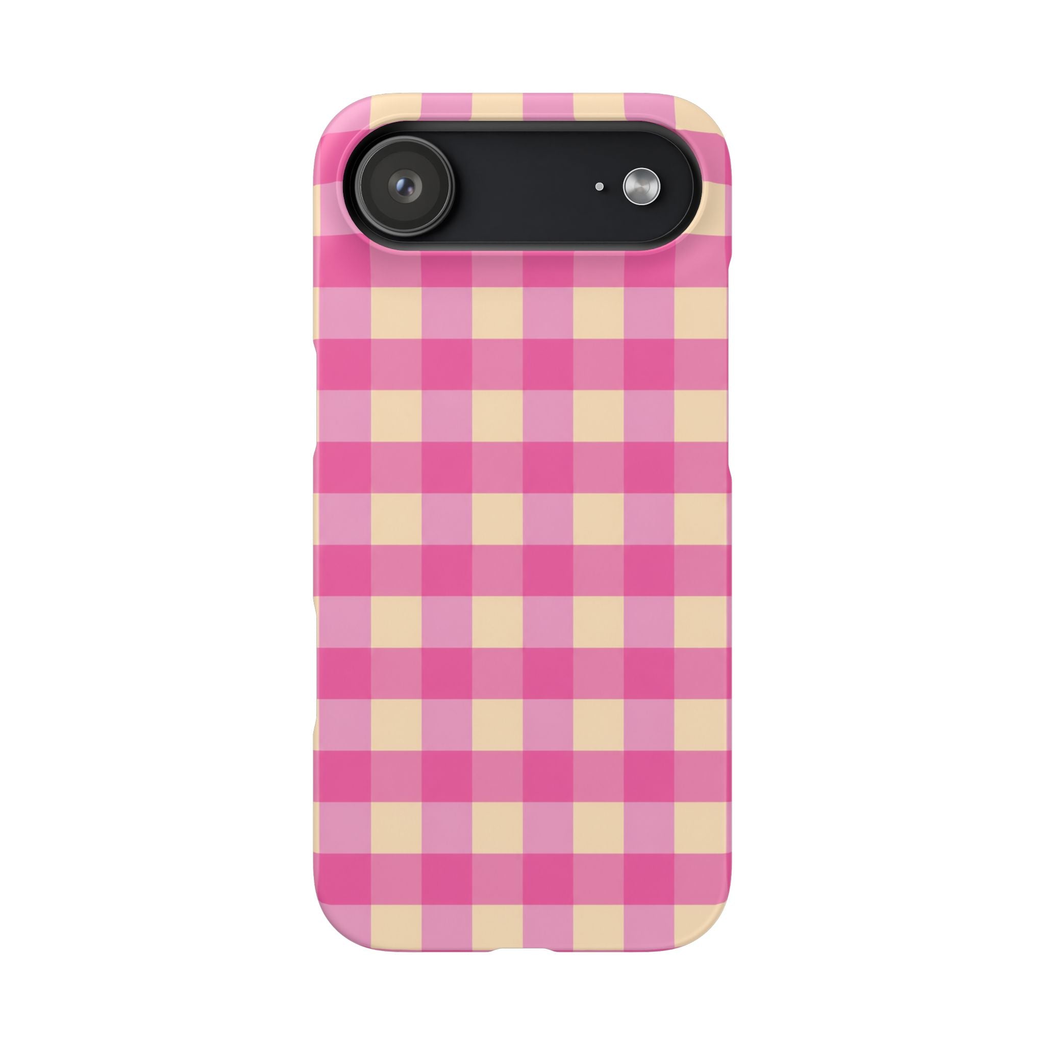 Pink Gingham Phone Case