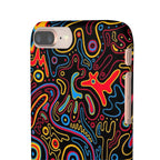 Neon Maze Phone Case