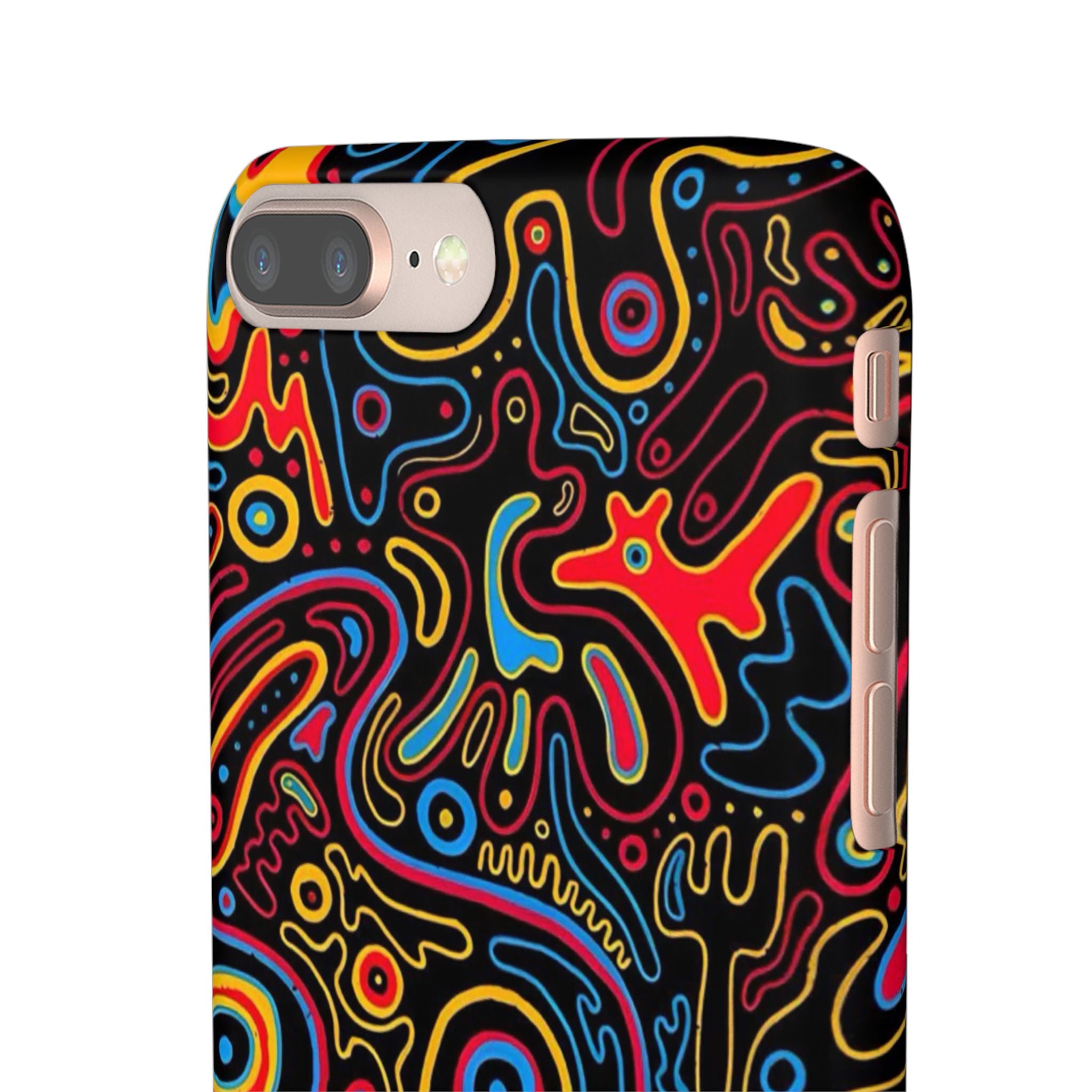 Neon Maze Phone Case