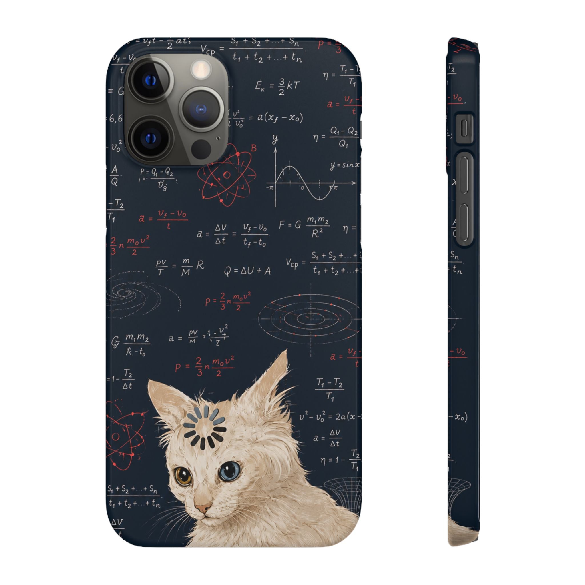 Quantum Kitty Physics Phone Case