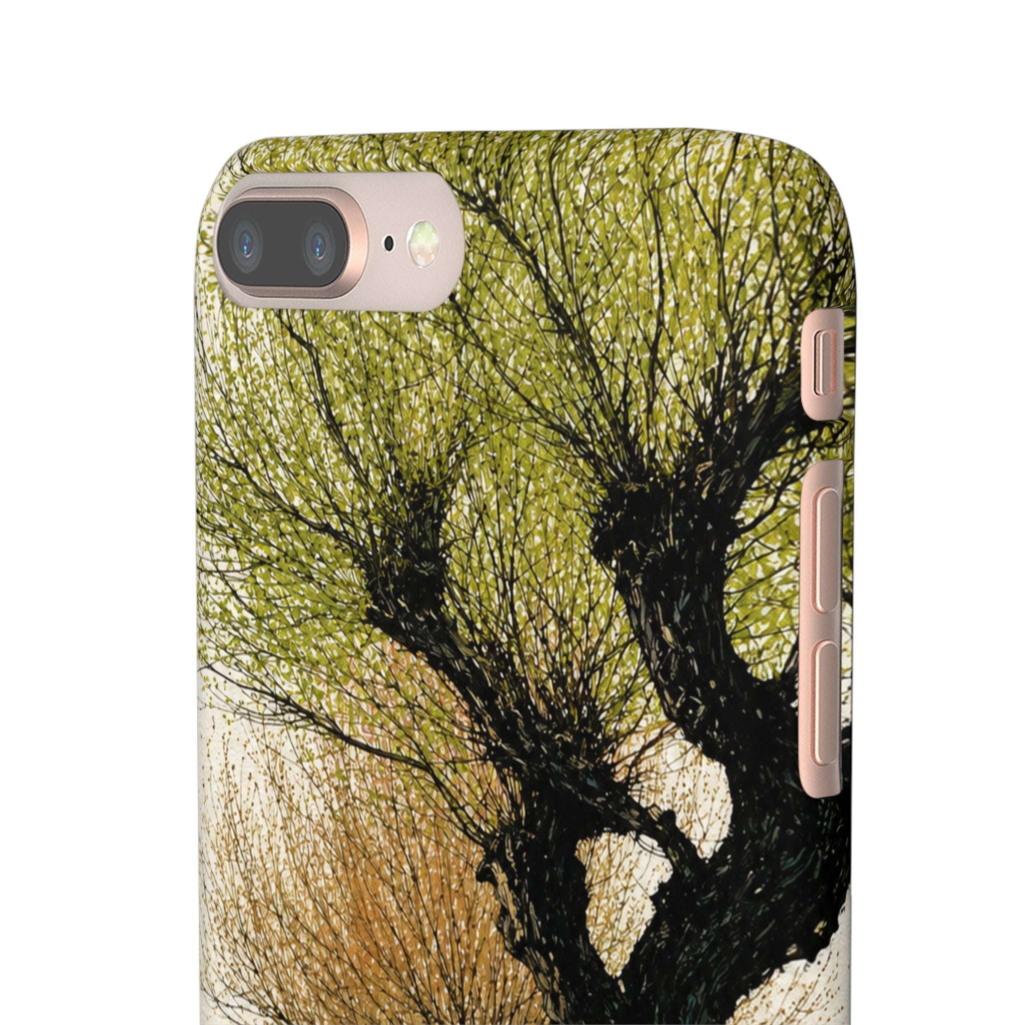 Serene Willow Landscape Phone Case