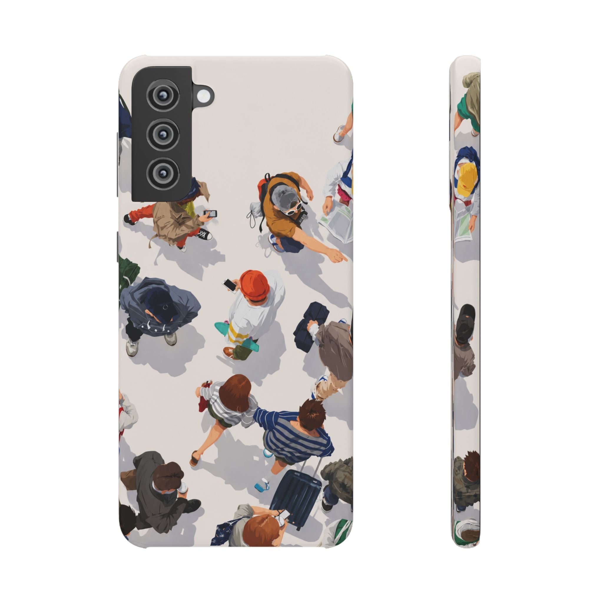 City Crowd Aesthetic Phone Case