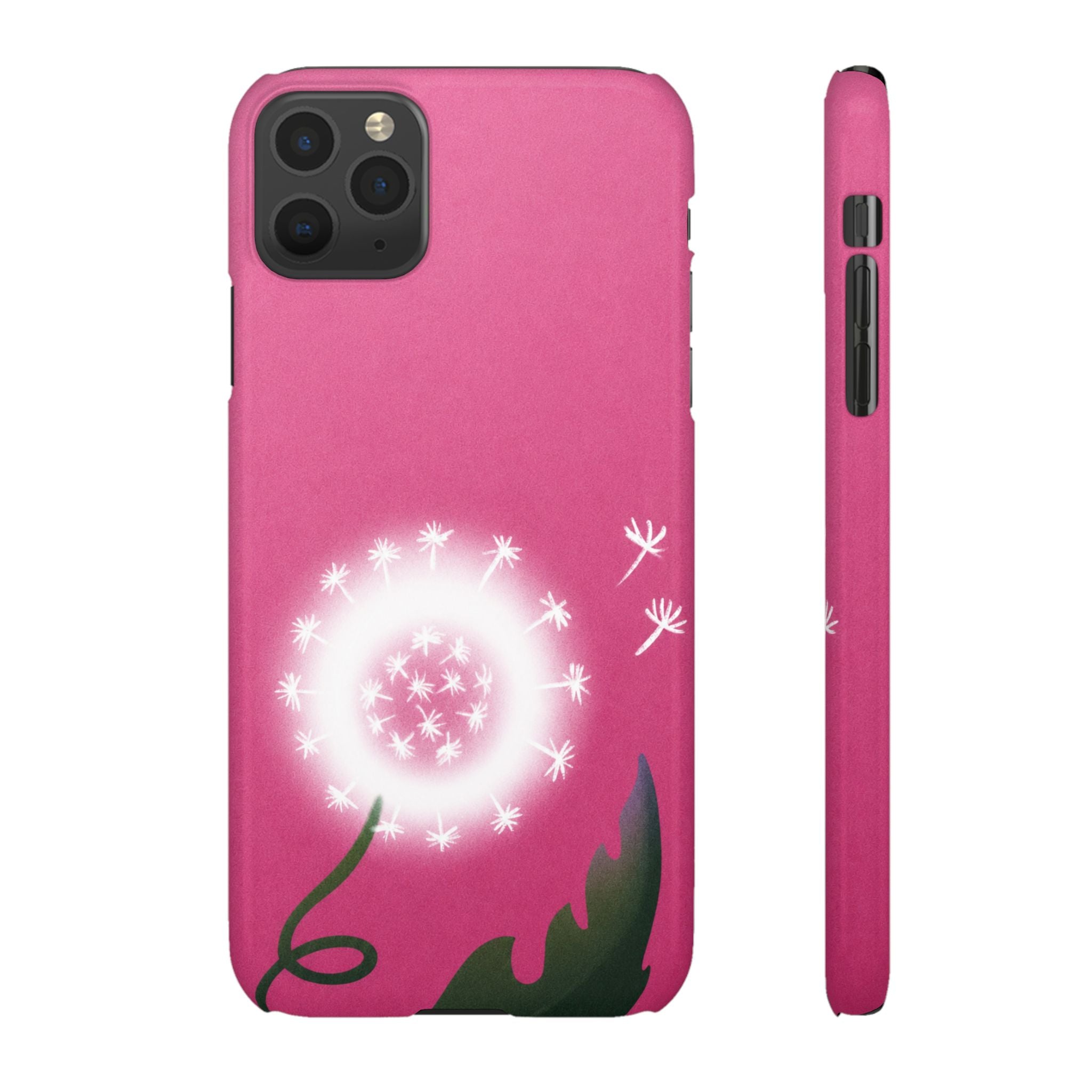 Pink Dandelion Phone Case