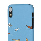 Swimming Dogs Phone Case
