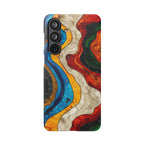 Abstract Topographic Waves Phone Case