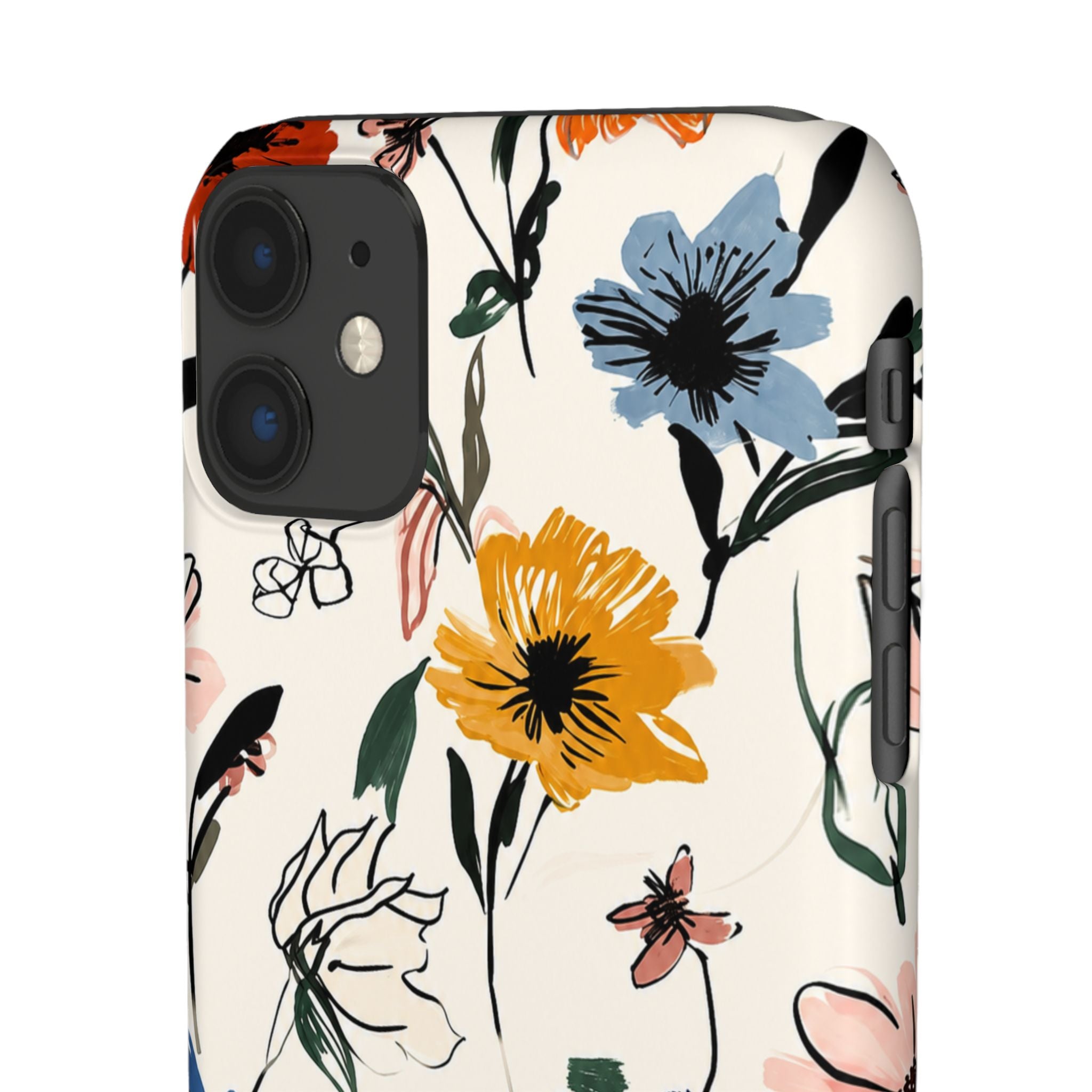 Wildflower Sketch Phone Case