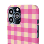 Pink Gingham Phone Case