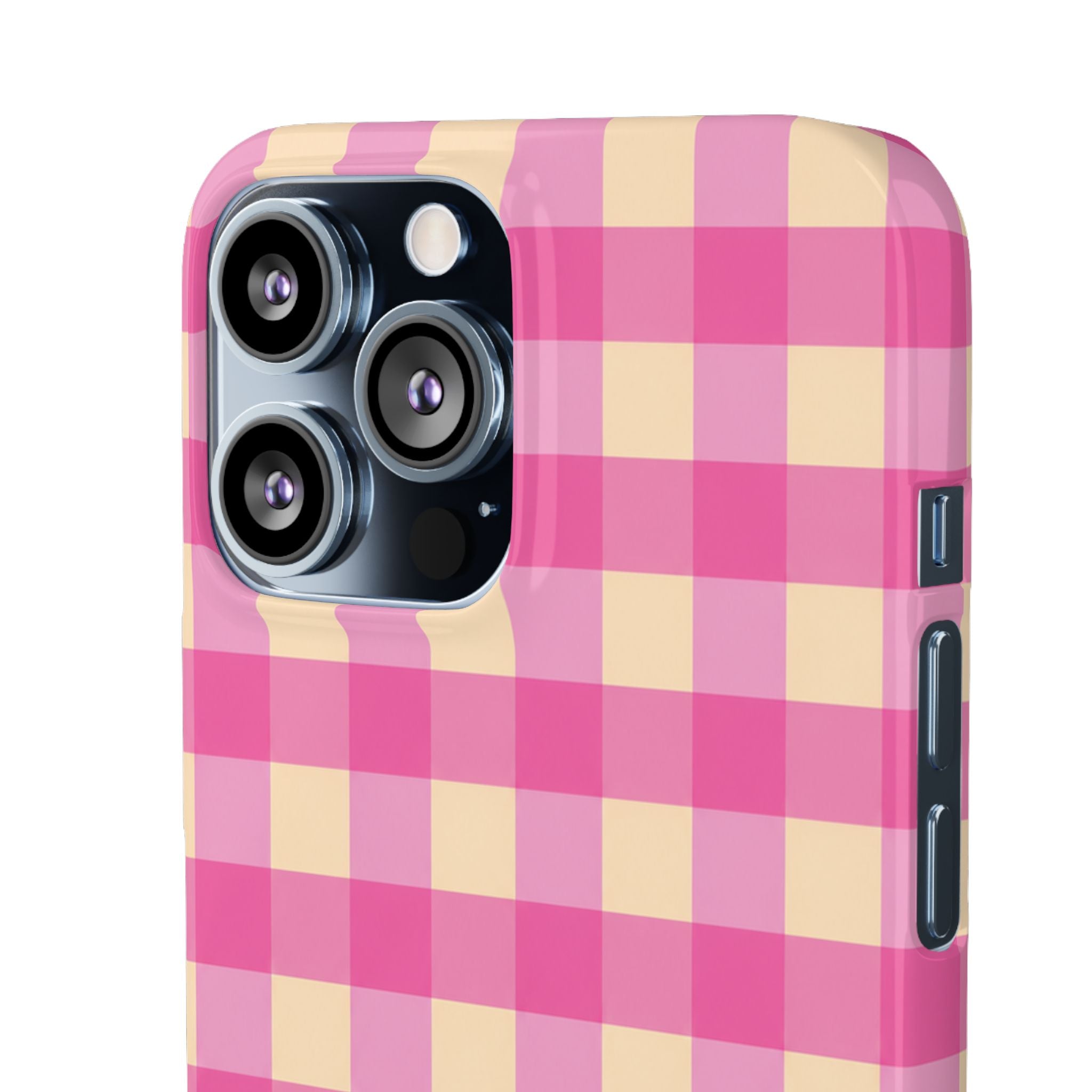Pink Gingham Phone Case