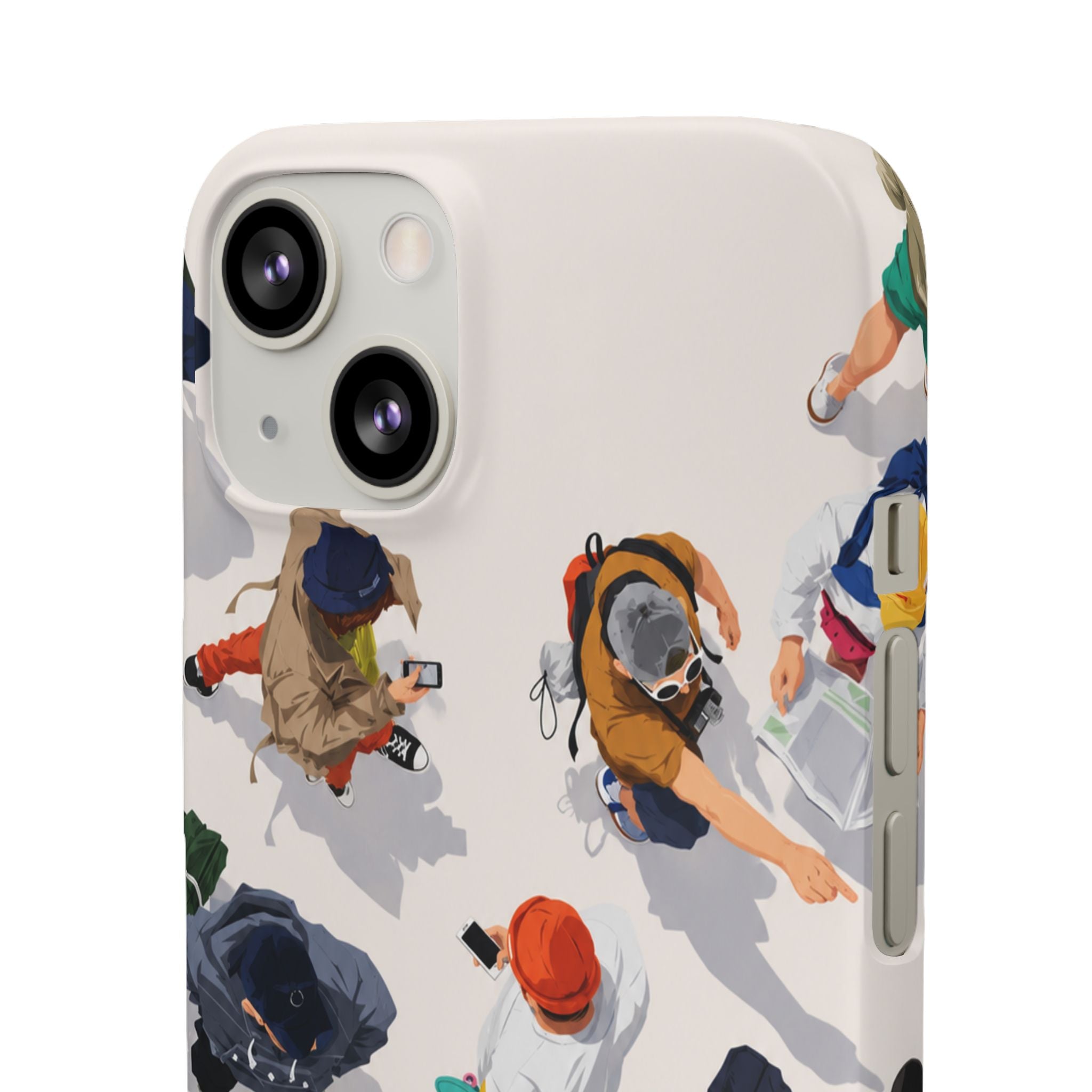 City Crowd Aesthetic Phone Case