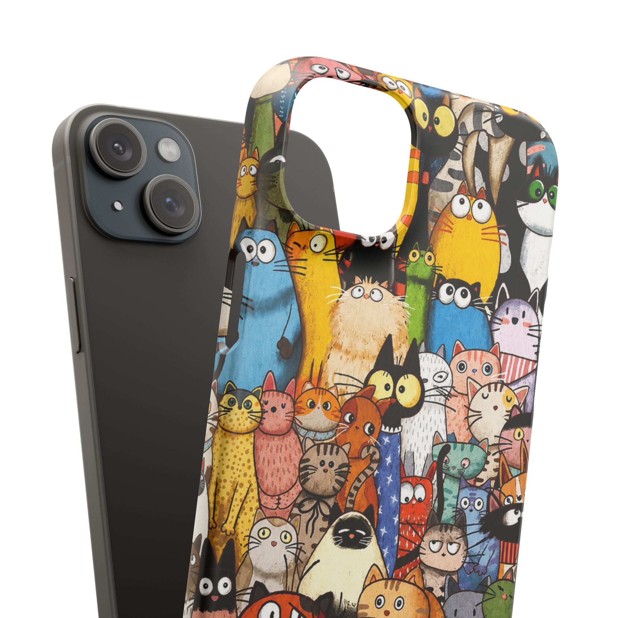 Cute Cat Pattern Phone Case