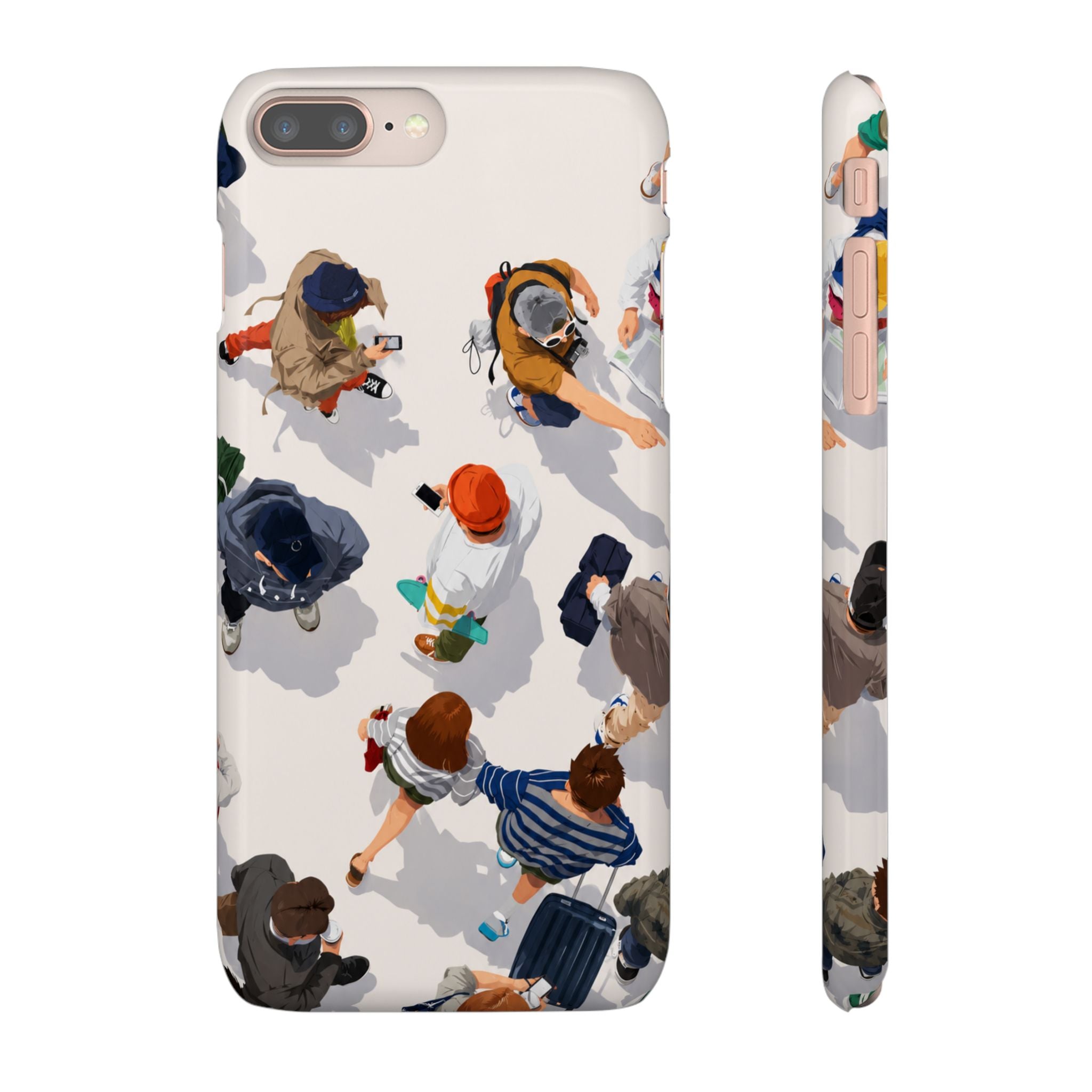 City Crowd Aesthetic Phone Case