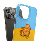 Peekaboo Orange Cat Phone Case