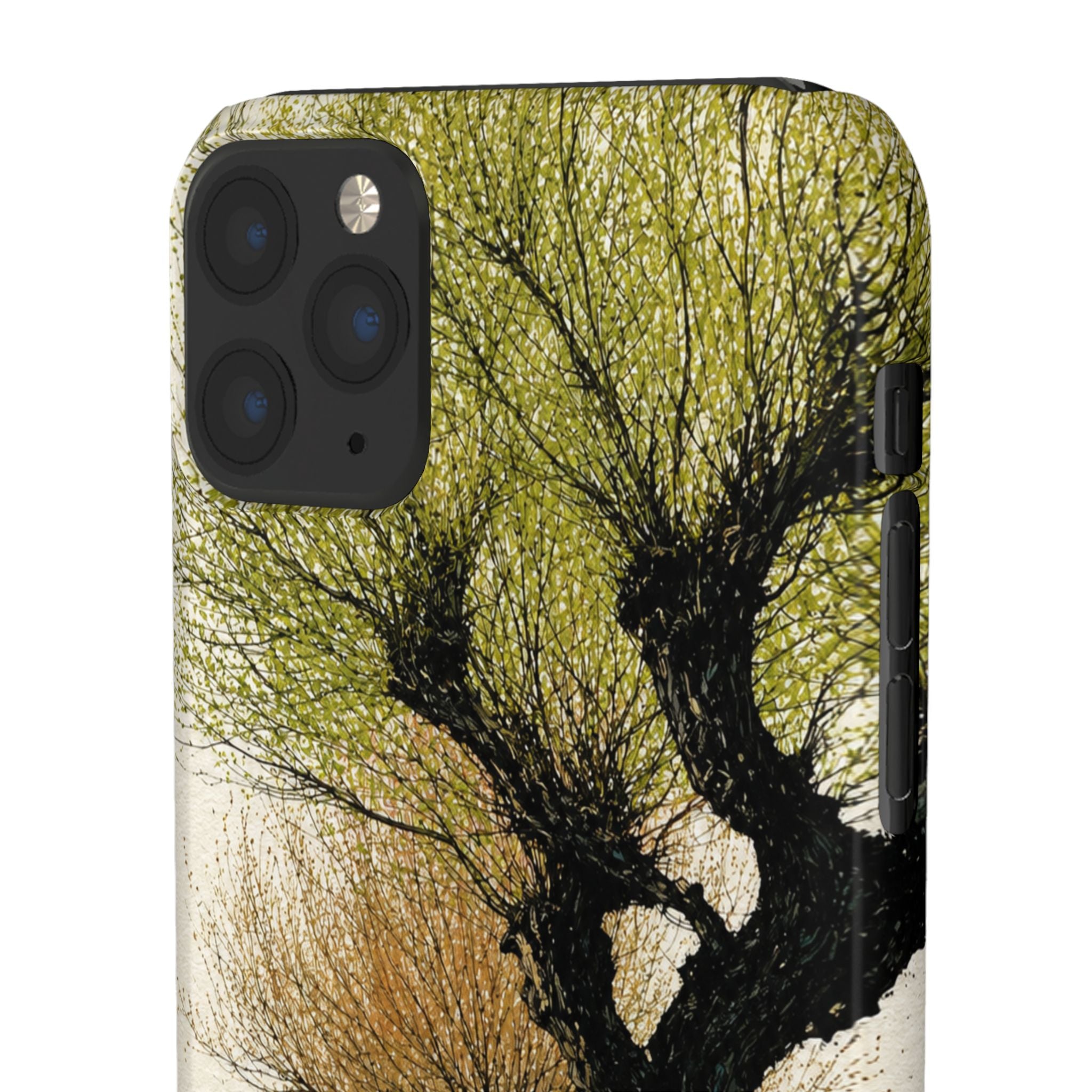 Serene Willow Landscape Phone Case