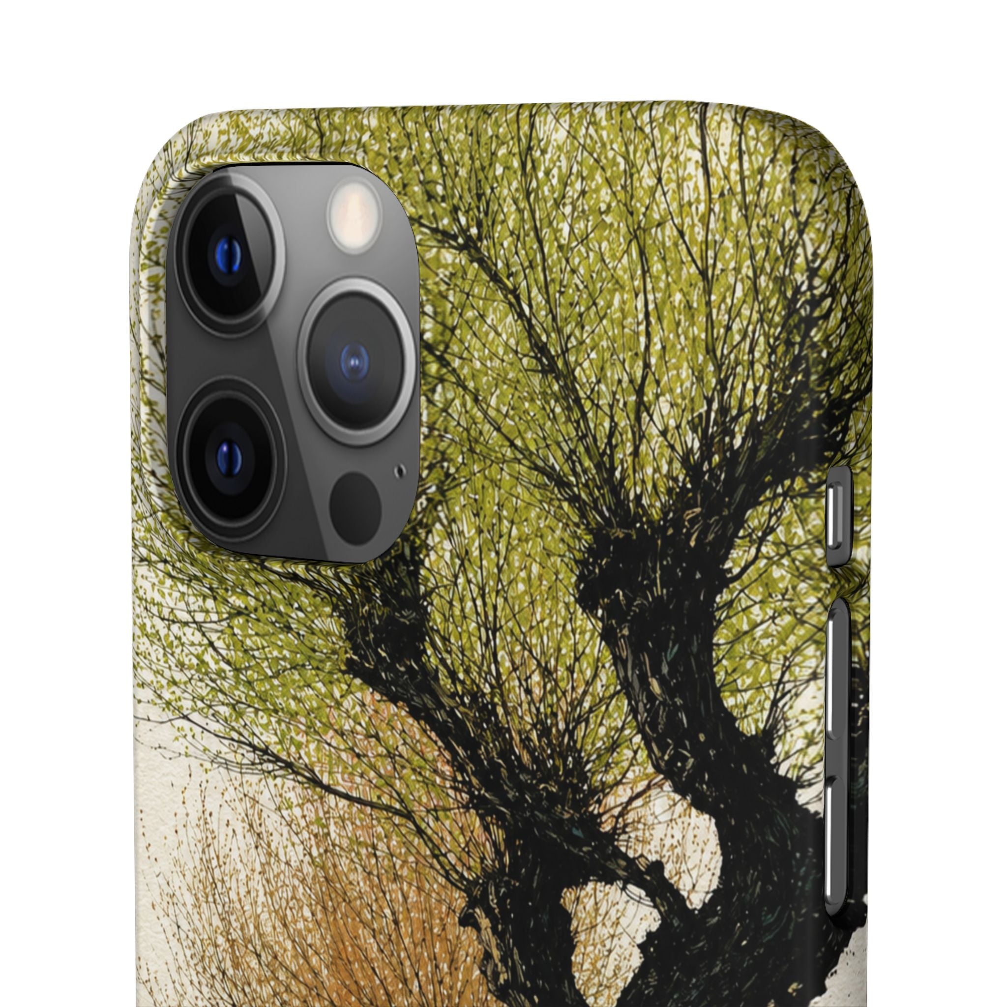 Serene Willow Landscape Phone Case