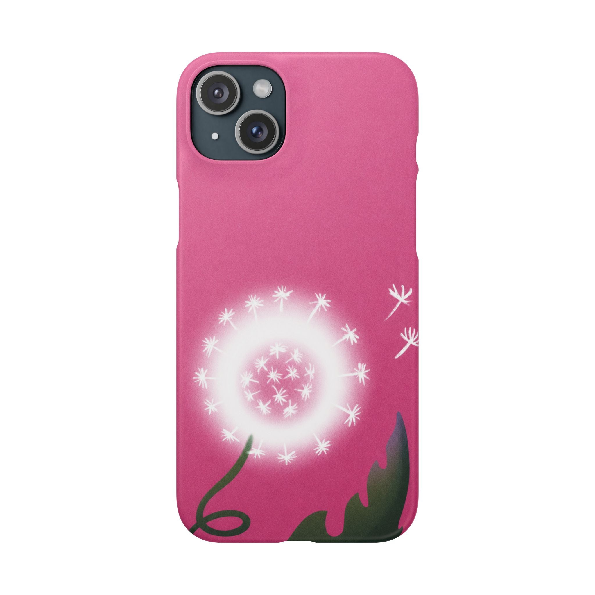 Pink Dandelion Phone Case