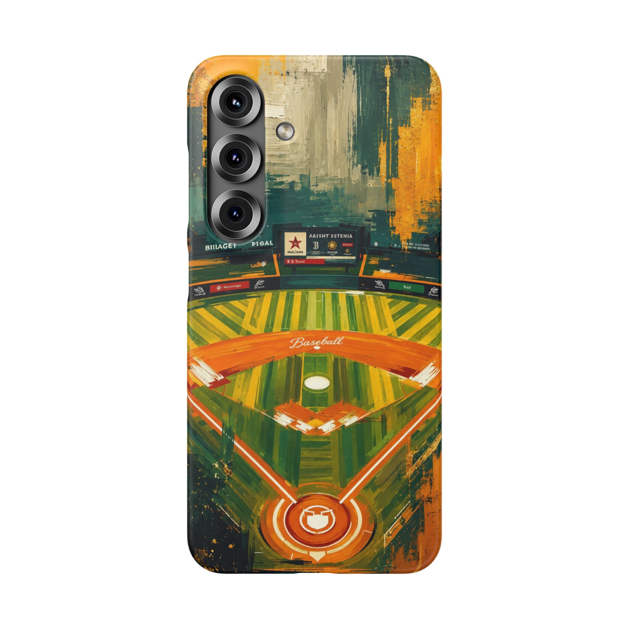 Abstract Baseball Stadium Phone Case