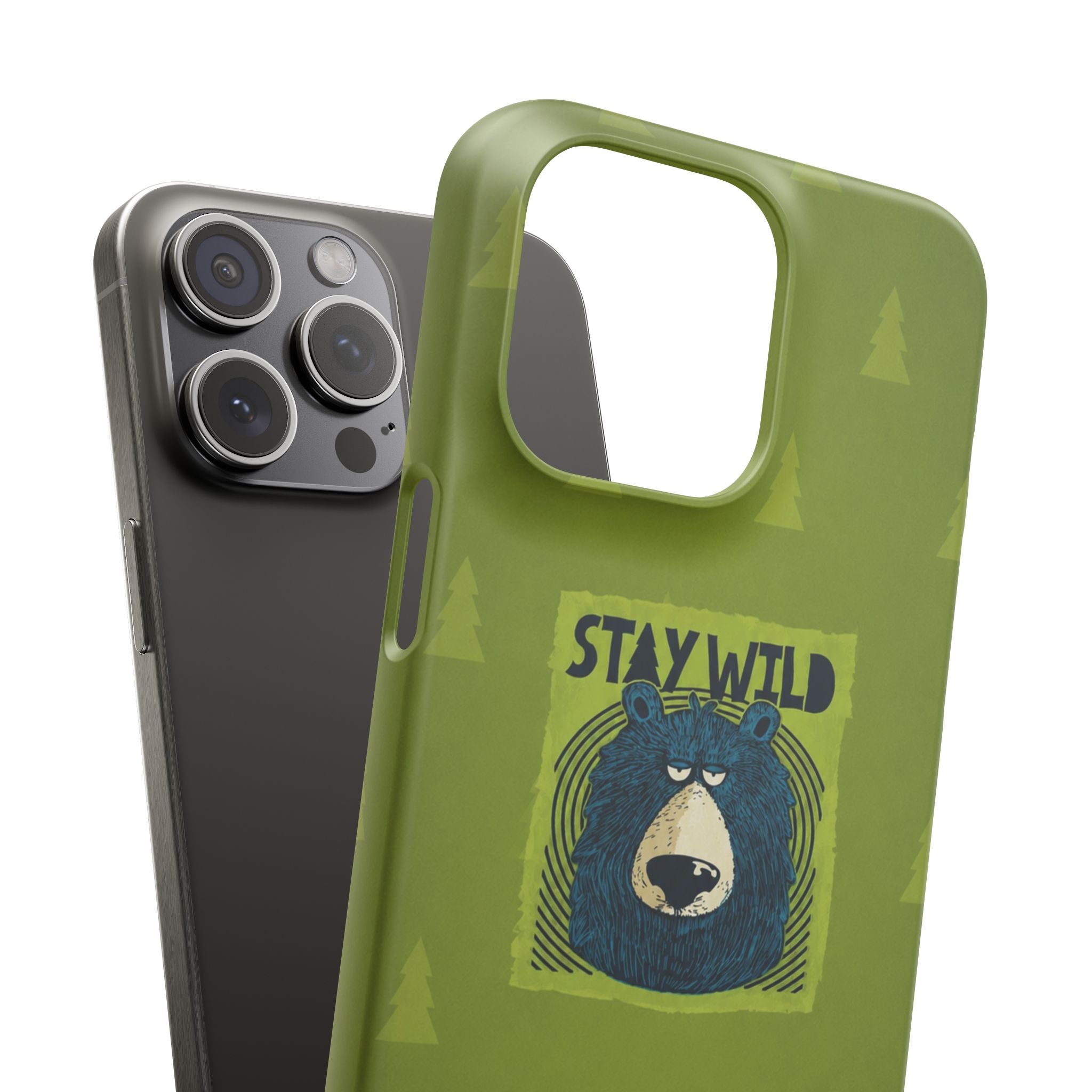 Stay Wild Bear Phone Case