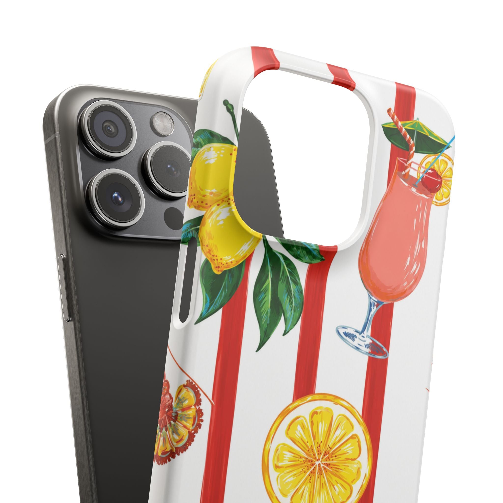 Lemon Coast – Summer Citrus Phone Case