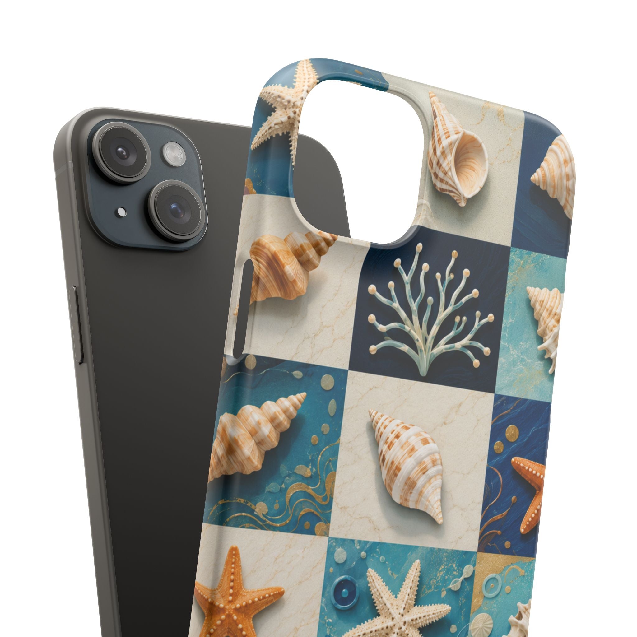 Coastal Seashell Mosaic Phone Case