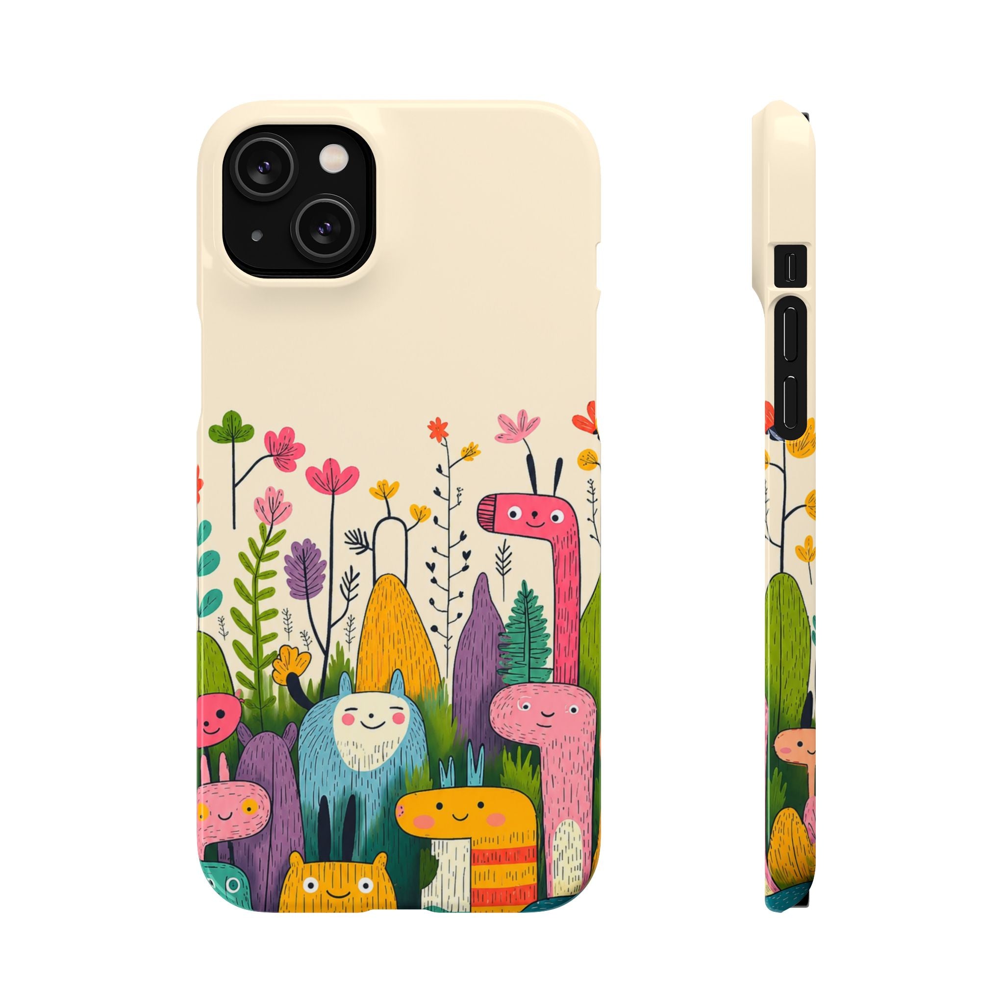 Cute Monster Garden Phone Case