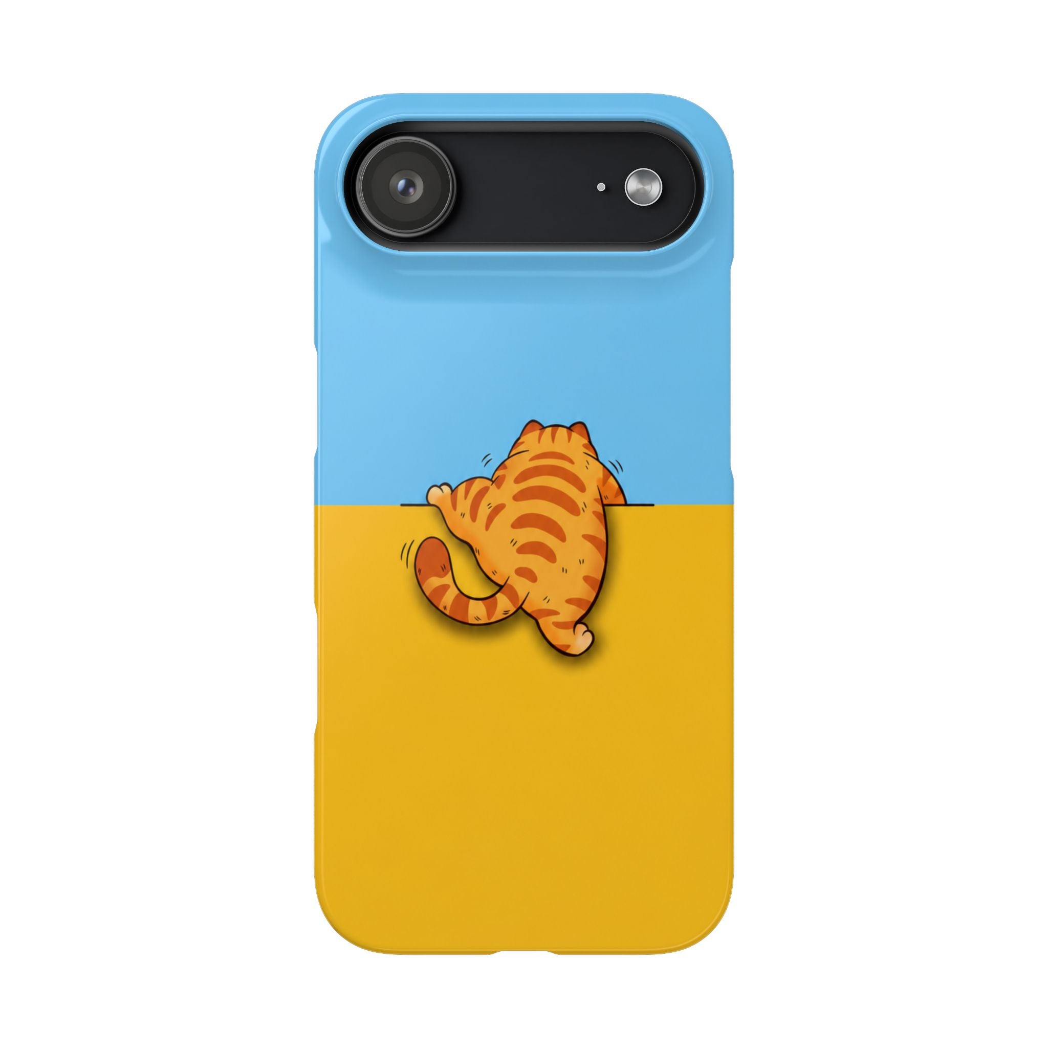 Peekaboo Orange Cat Phone Case