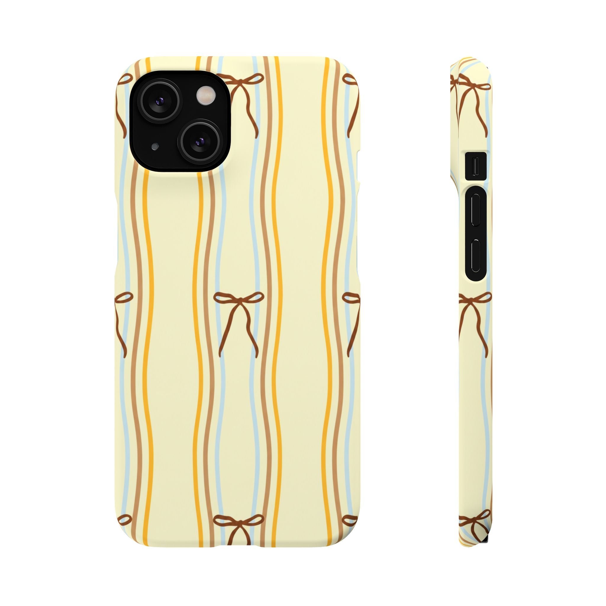 Bow Stripe Phone Case