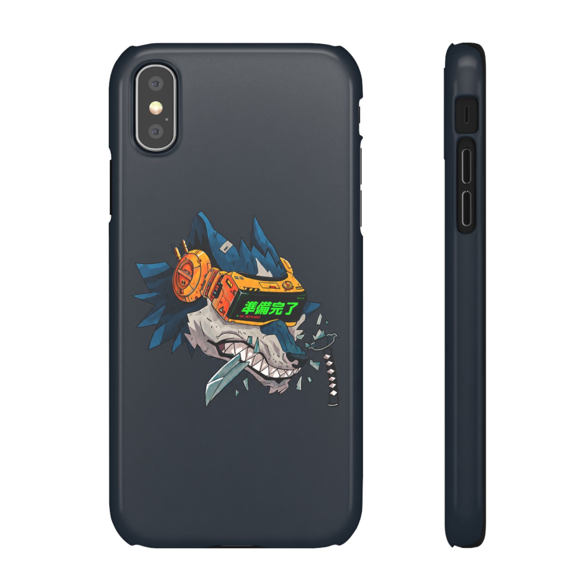 Cyberpunk Wolf Phone Case