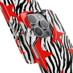 Retro Zebra Stars Phone Case
