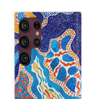 Abstract Blue Pattern Phone Case