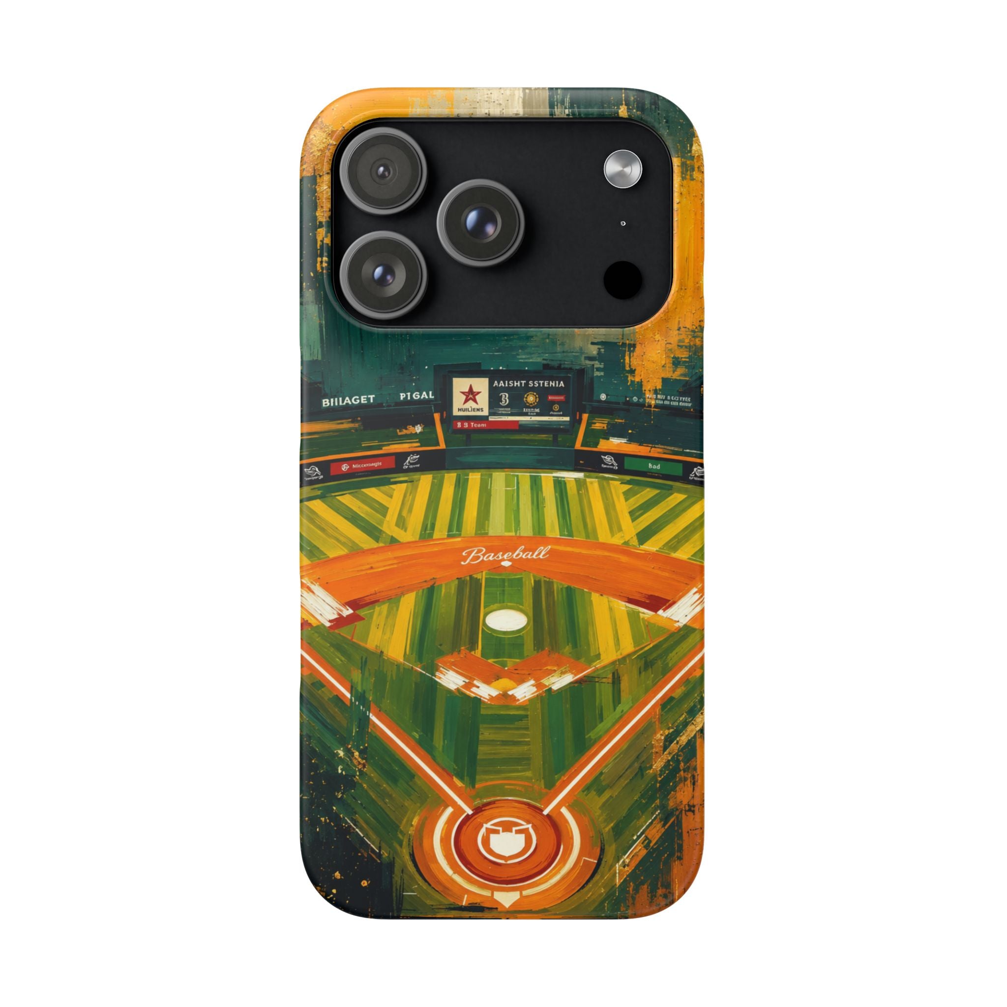 Abstract Baseball Stadium Phone Case