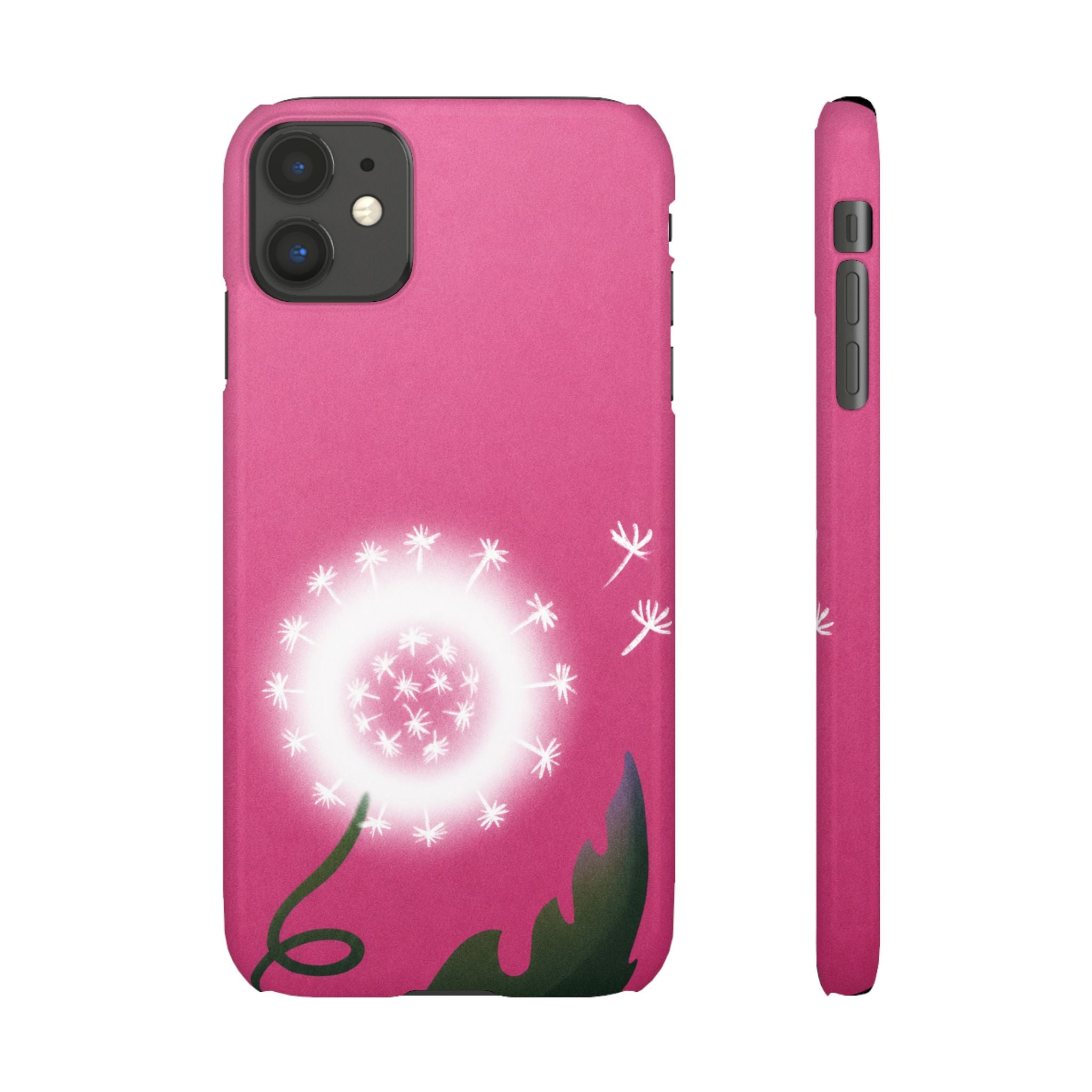 Pink Dandelion Phone Case