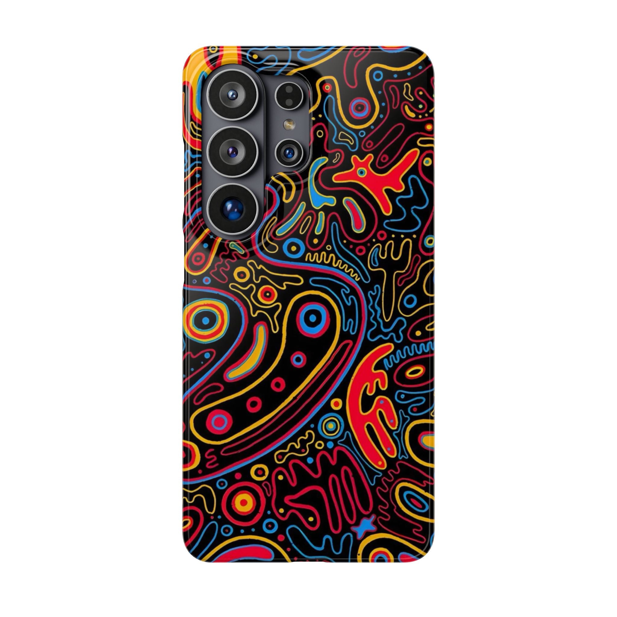 Neon Maze Phone Case