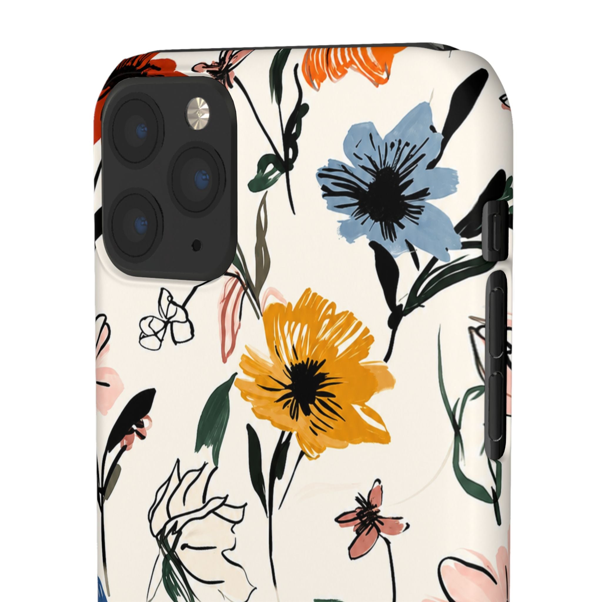 Wildflower Sketch Phone Case