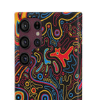 Neon Maze Phone Case