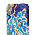 Abstract Blue Pattern Phone Case