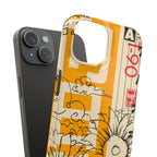 Retro Cassette Floral Phone Case
