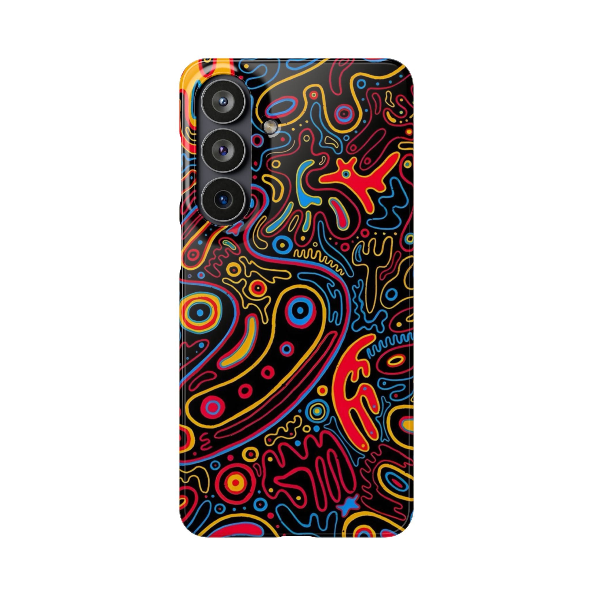 Neon Maze Phone Case
