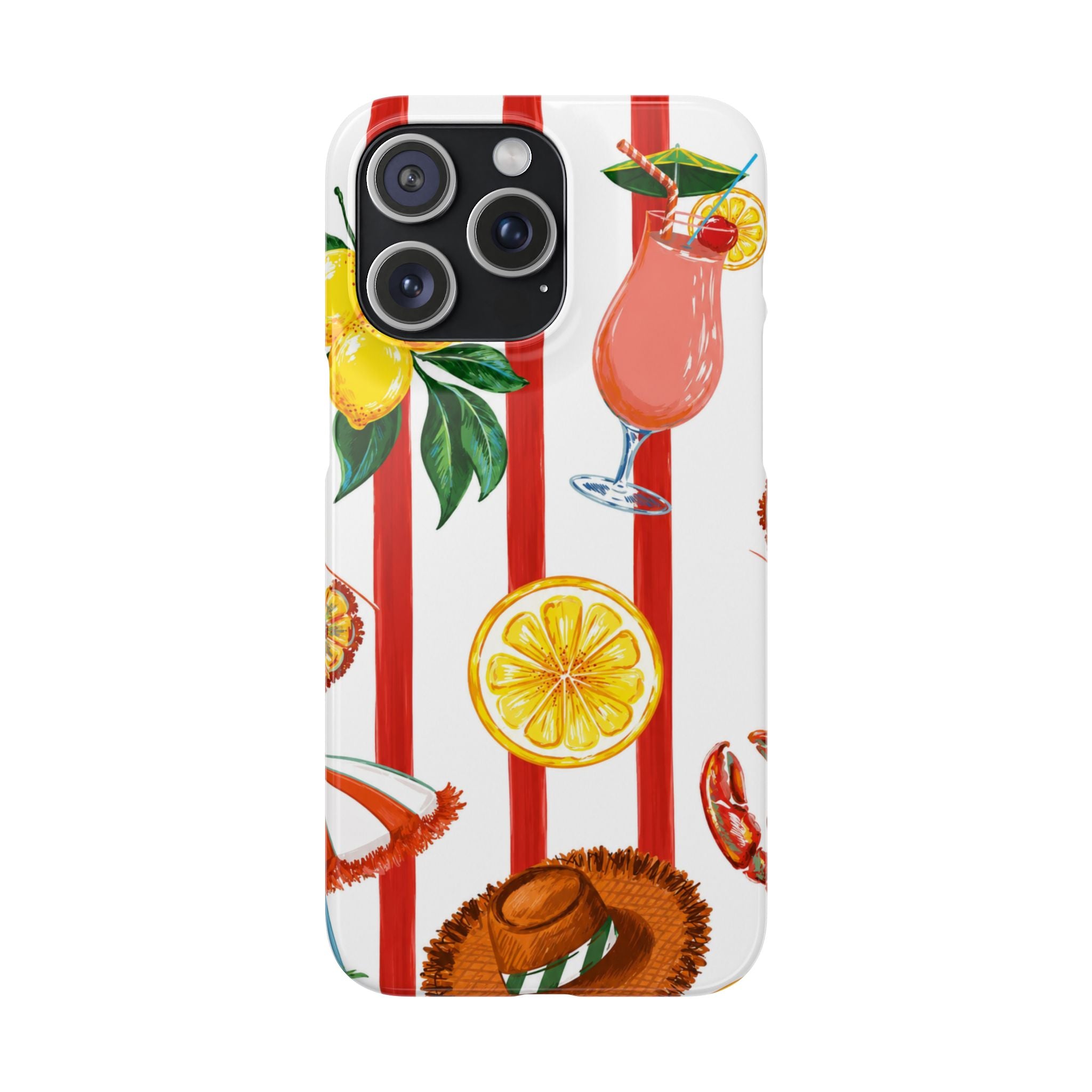 Lemon Coast – Summer Citrus Phone Case