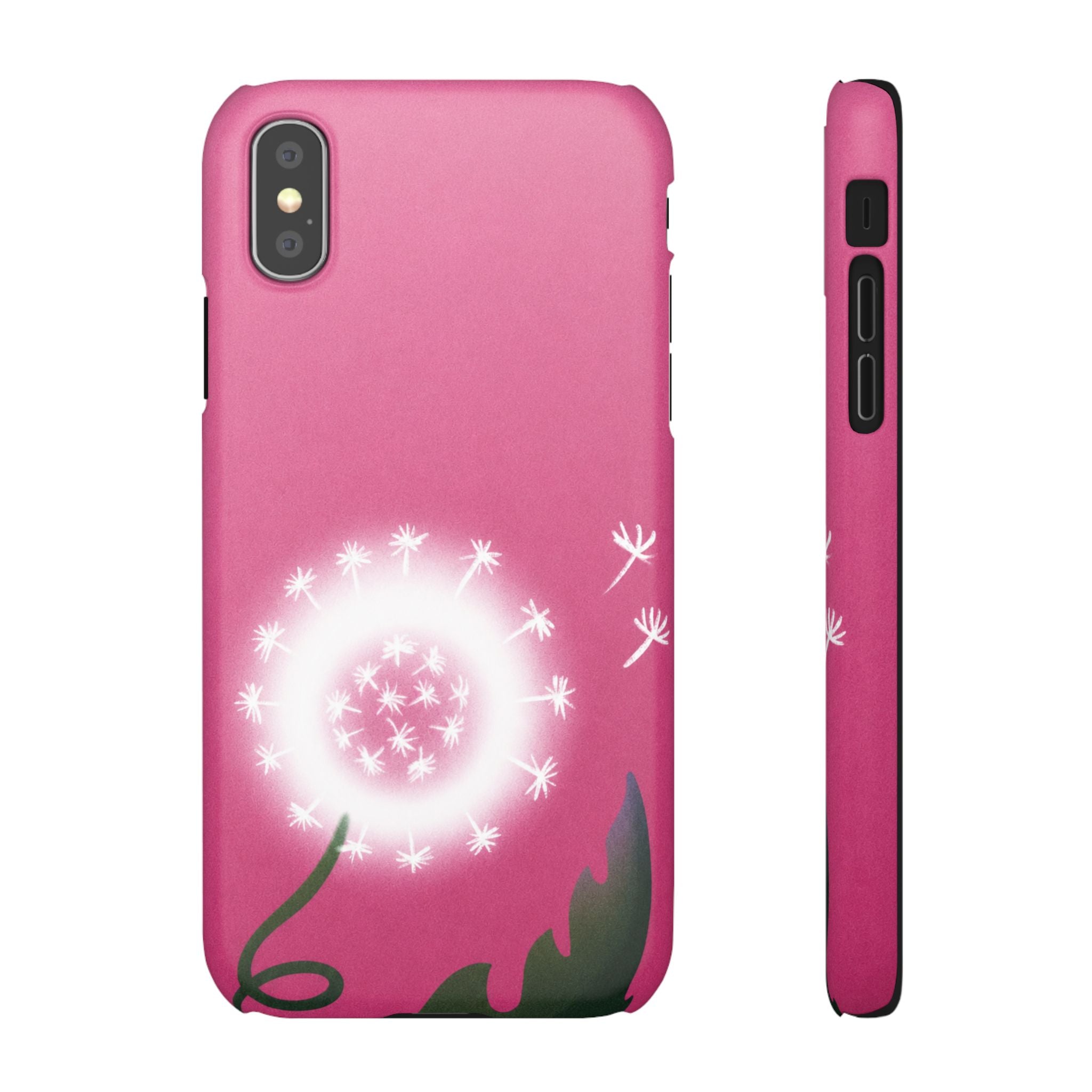 Pink Dandelion Phone Case