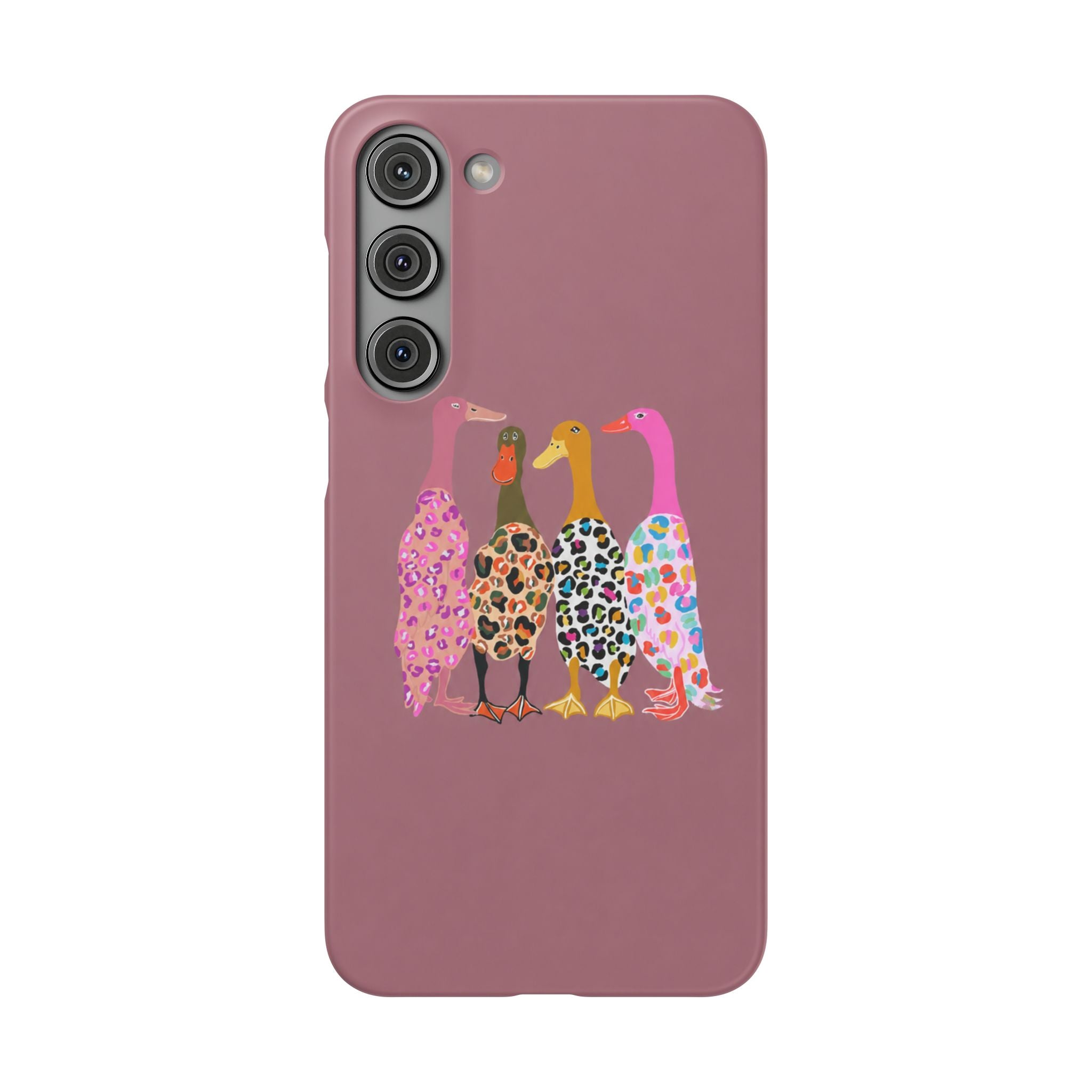 Colorful Leopard Ducks Phone Case
